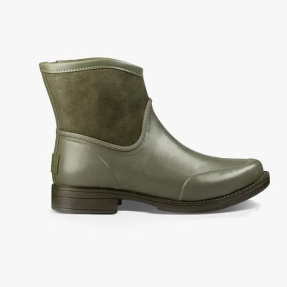 Ugg Paxton burnt olive rain boots size 7 US in excellent like-new condition - Picture 1 of 6